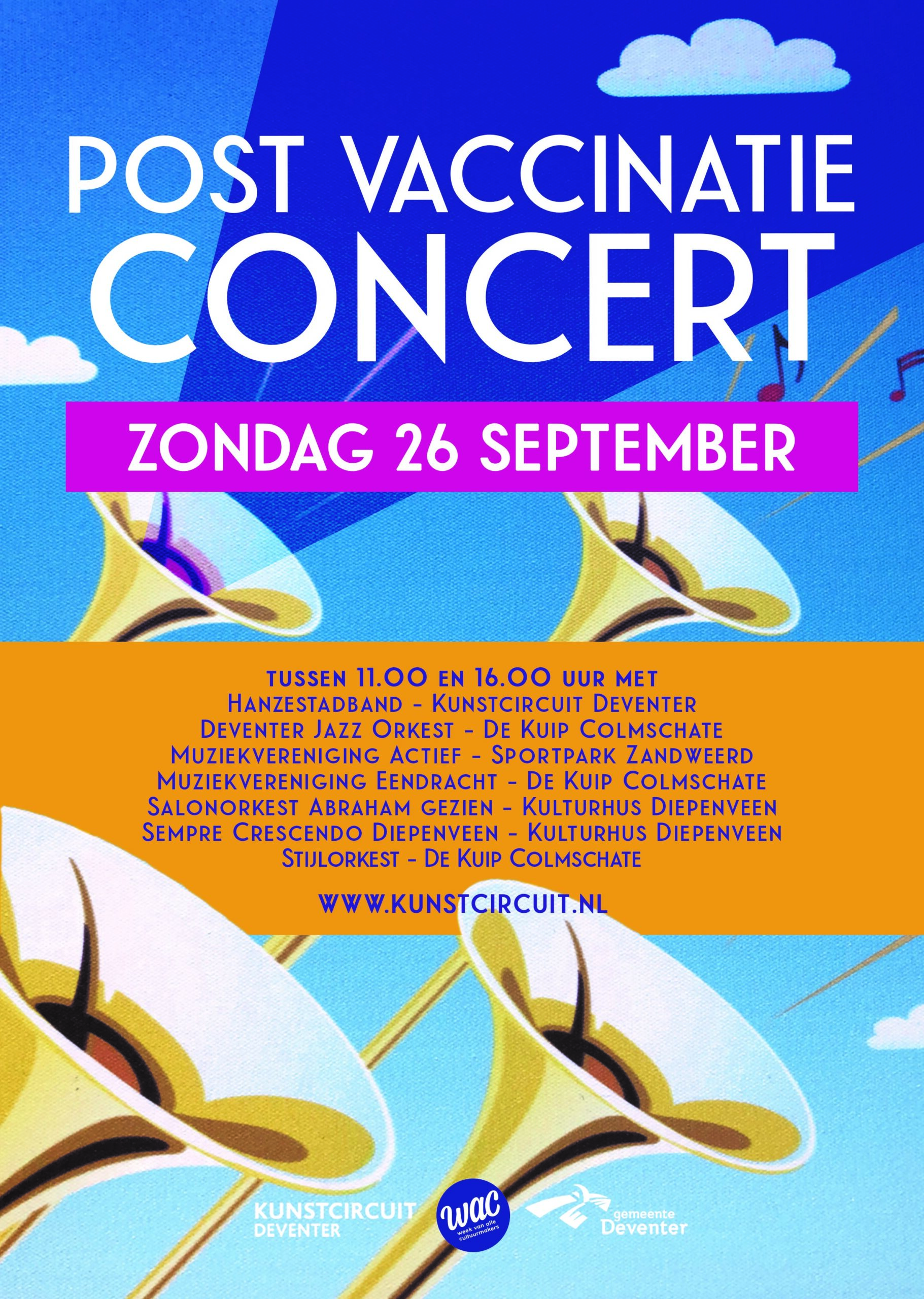 Poster Post Vaccinatie Concert